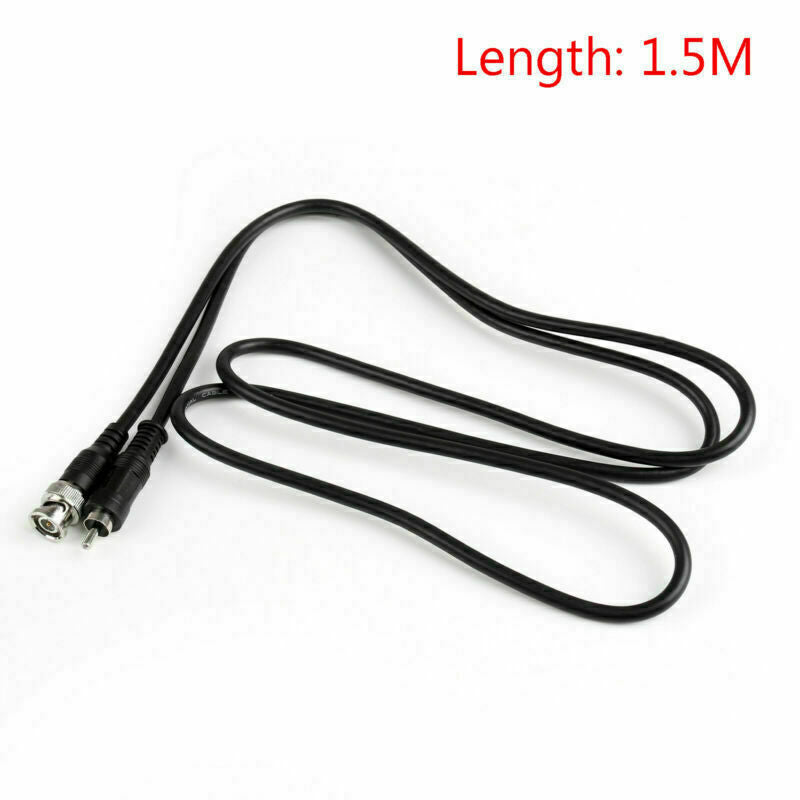 10x BNC Male to RCA Male 75ohm Audio Video Lead Coax Cable For Camera 1.5M  AT2