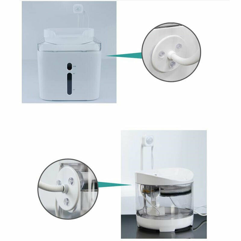 Motion Sensor Cat Dog Water Fountain Filter Dispenser Motion Sensor SmartBDAU