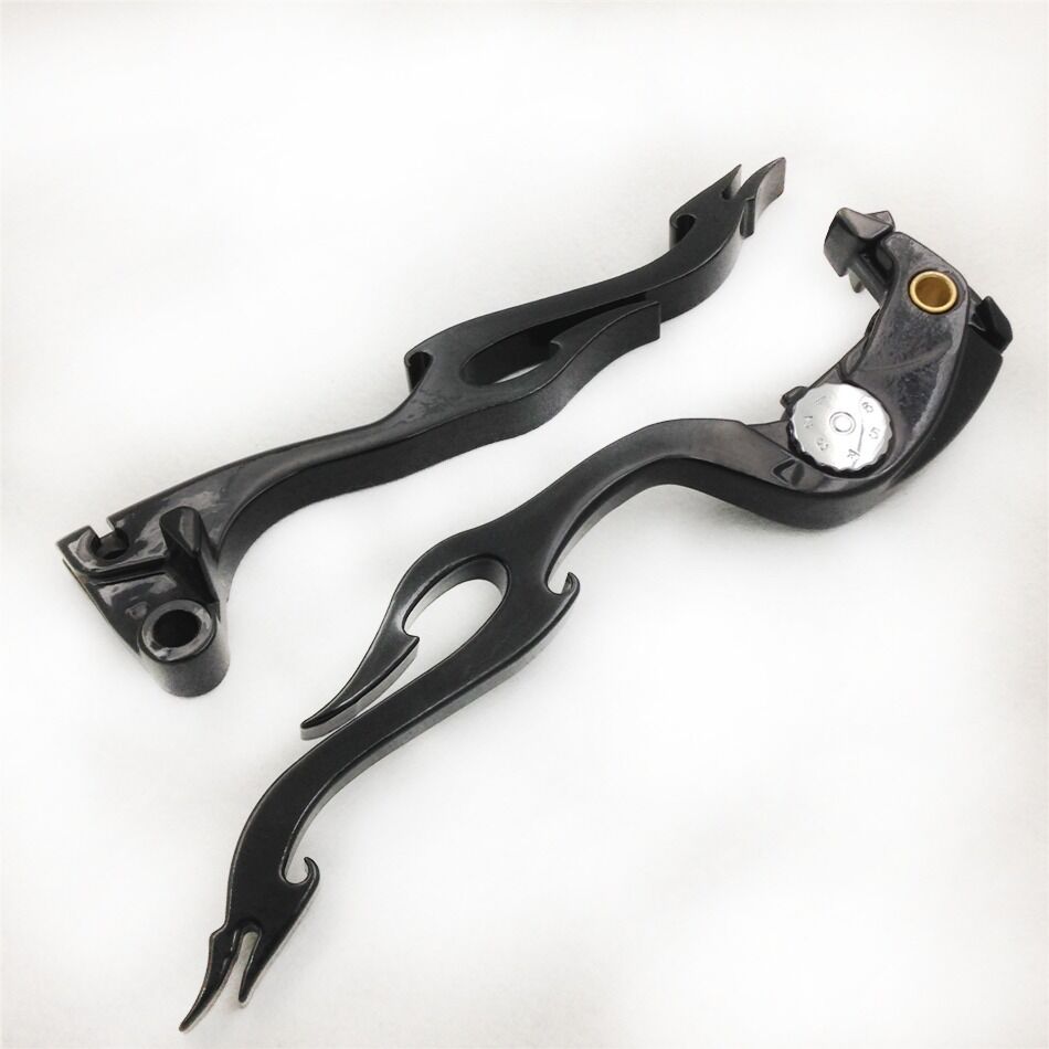 For Kawasaki NINJA ZX6R ZX10R Z750R Z1000 1000 Tourer Brake Clutch Flame Lever