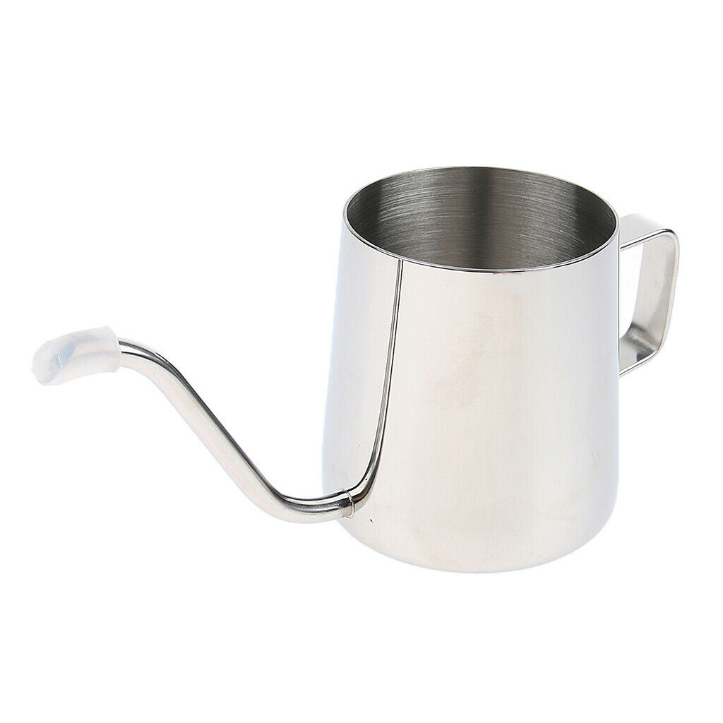 Stainless Steel Coffee Pot Gooseneck Kettle Tea Kettle 350mL