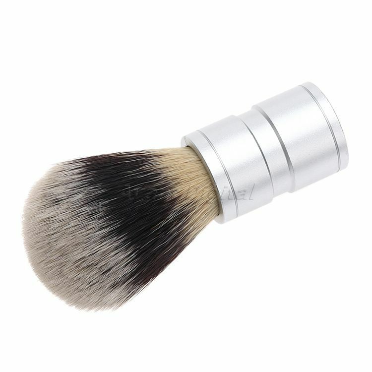 Men's Professional Badger Hair Shaving Brush Silvertip Handle Barber Home Tool