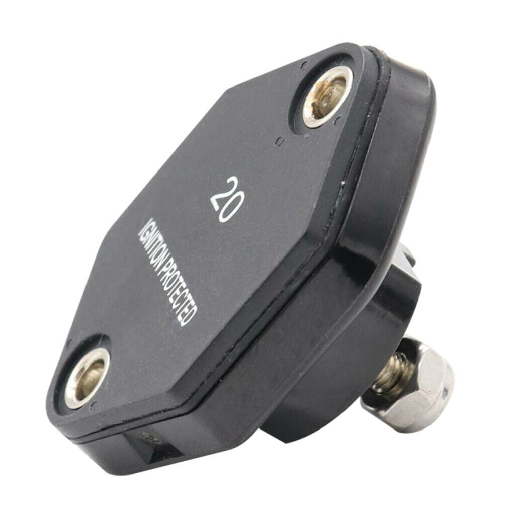 12V/32V 20-40AMP In-Line RV Car Circuit Breaker Manual Reset Fuse Holder 20A