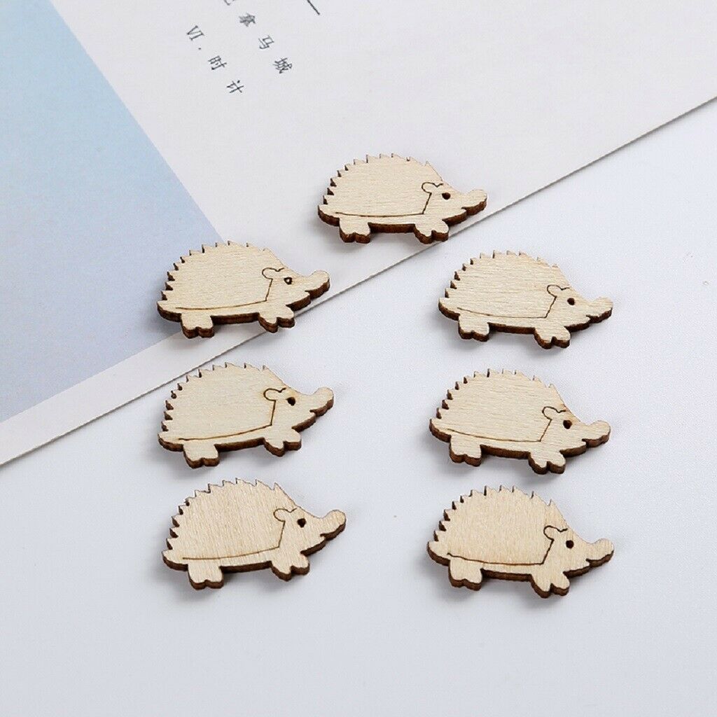 Package50 Wooden Embellishments DIY Scrapbooking Accessories Christmas
