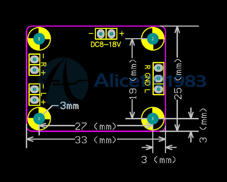 TPA3110 2X15W Digital Audio Stere Amplifier Module Board Mini Binaural DIY