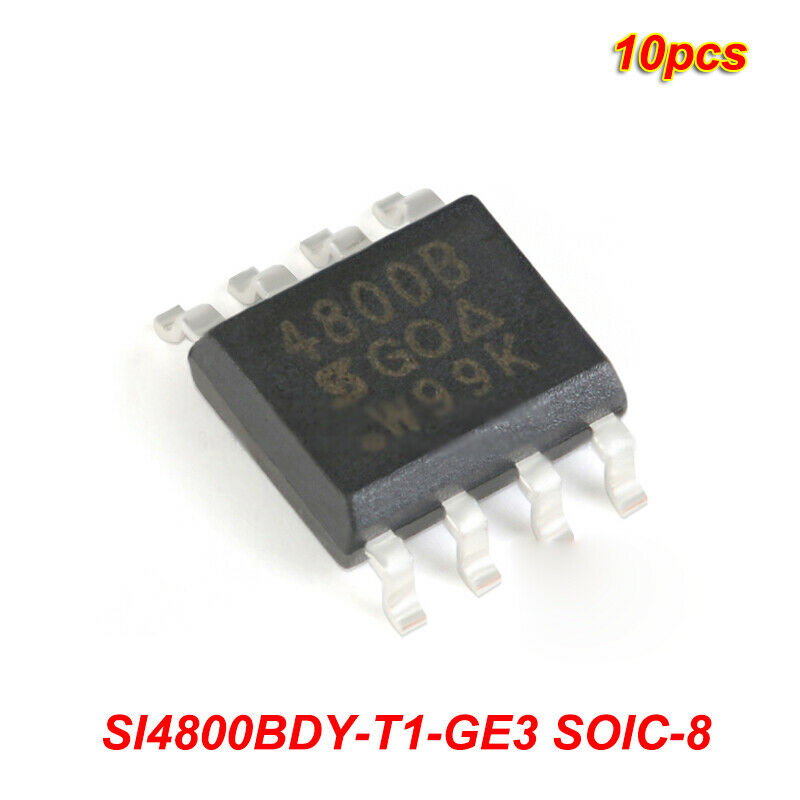 10PCS SI4800BDY-T1-GE3 SOIC-8 N-channel 30V/6.5A MOSFET Field effect Transistor