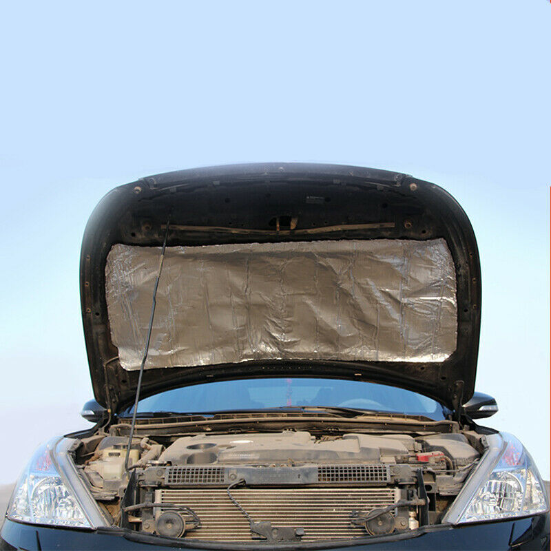 100*100cm Car SUV Door Hood Mat Sound Fire Heat Insulation Cotton 10mm Thickness