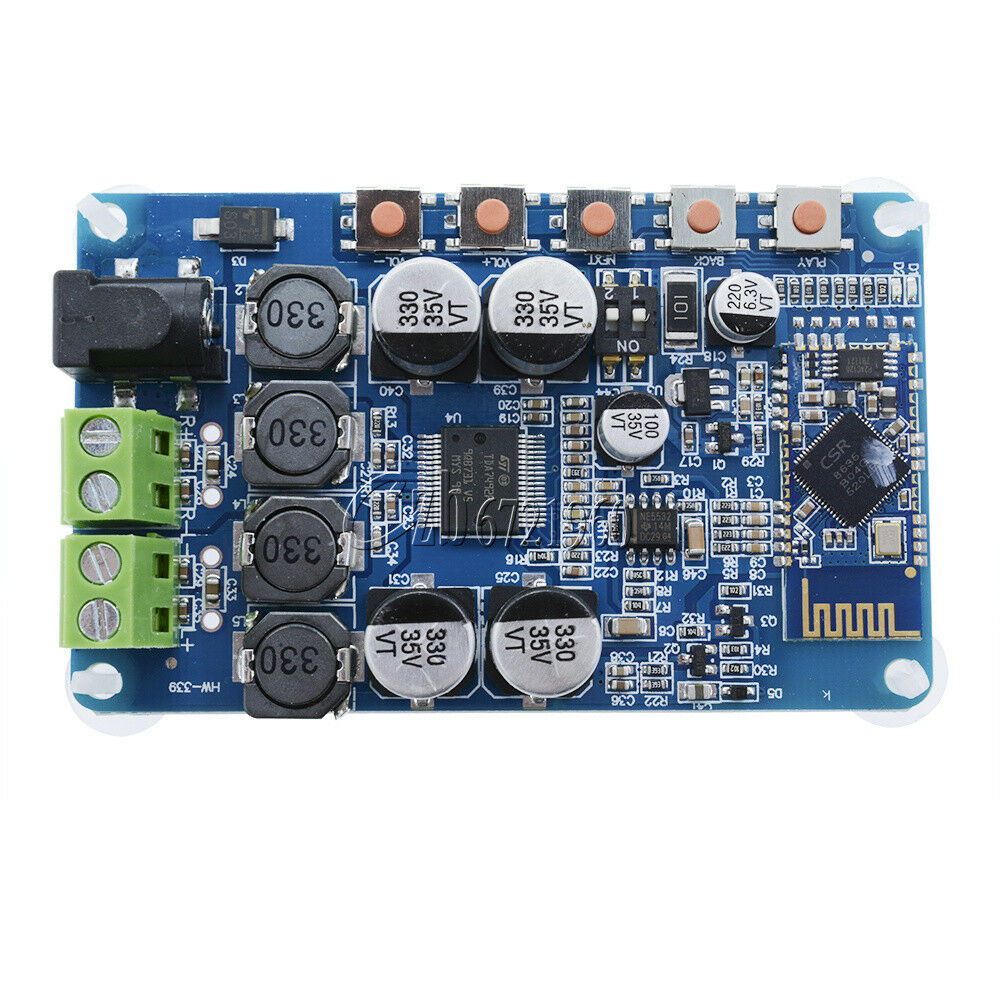 TDA7492P Bluetooth 4.0 CSR8635 Audio Receiver Digital Amplifier Board 50W+50W