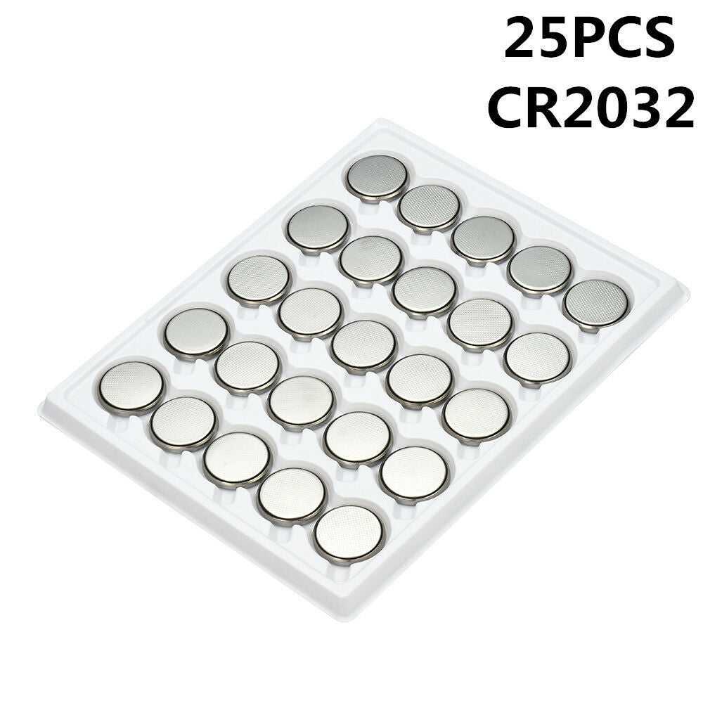 Lot 25X CR2032 CR 2032 3 Volt Button Cell Battery for Watch Toys Remote New ~
