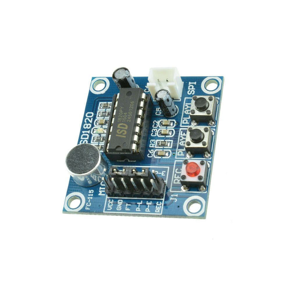 ISD1820 Sound Voice Recording Playback Module With Mic Sound Audio microphone