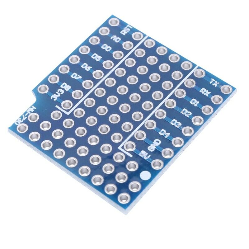 Protoboard Shield For Wemos D1 Mini Double Sided Perf Board Compatible A9B8B8