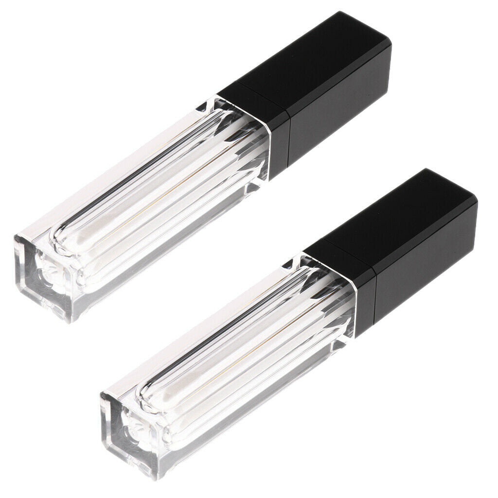 Travel Empty Clear Lip Lip Tube Lip Balm Lip Oil Bottle Container 2pc