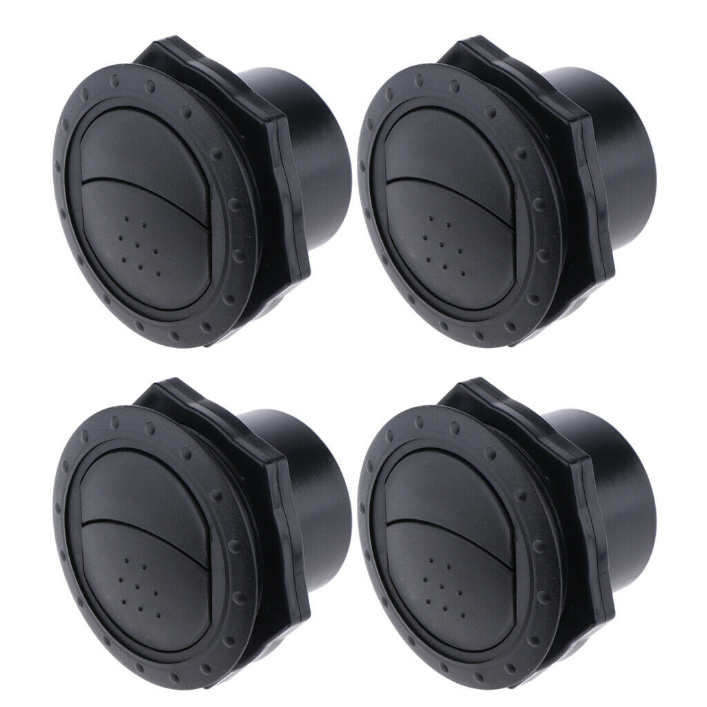 Pack of 4 Dashboard Air Conditioning Deflector Outlet Side Roof Vent for Car RV
