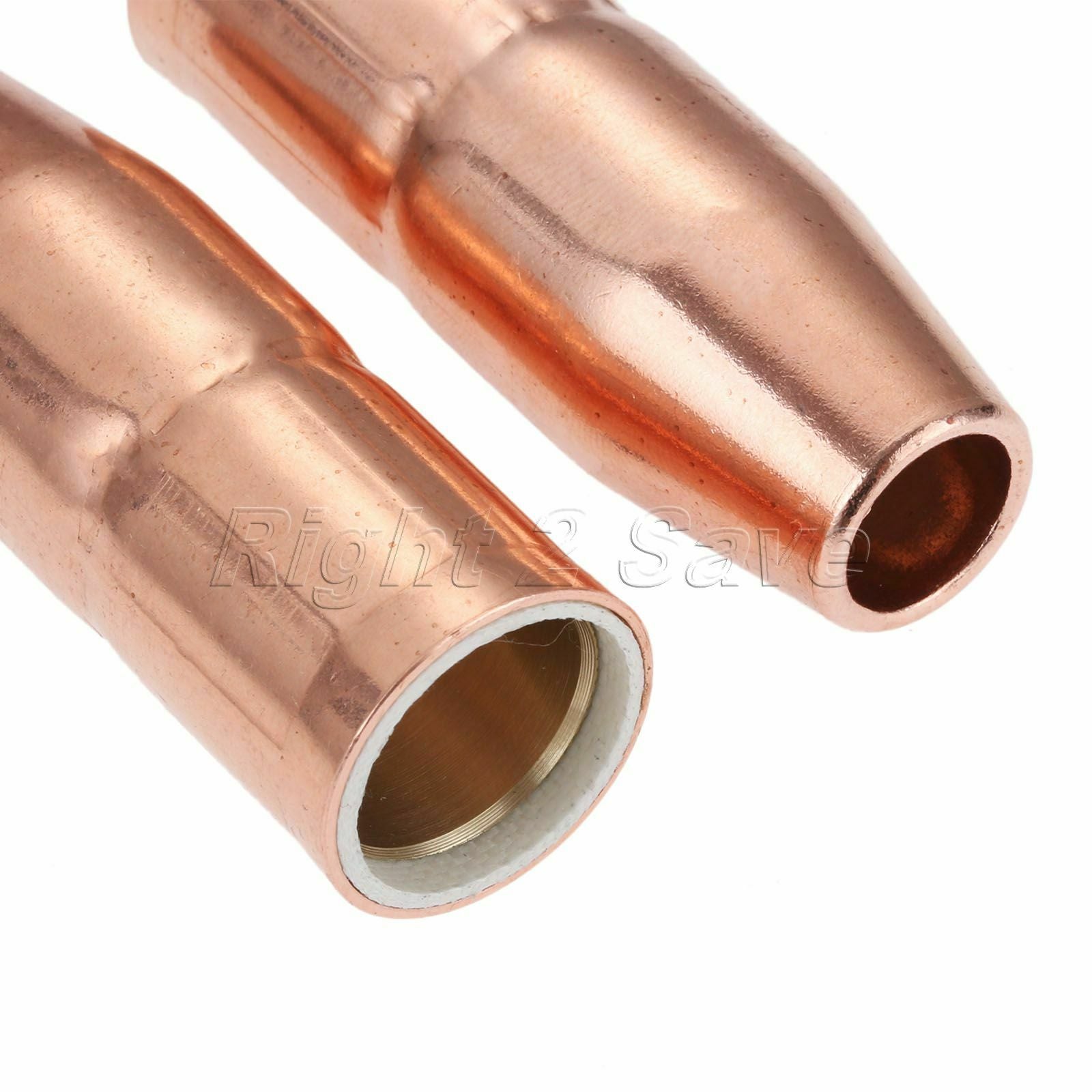 2Pcs MIG Welding Nozzles 169-724 1/2" Recessed Fit for Miller M25 M40 Hobart Gun