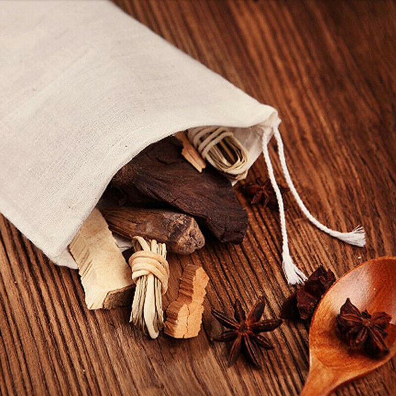 20Pcs Empty Tea Bags with String Herb Soup Flavoring Cooking Teab tmT Tt