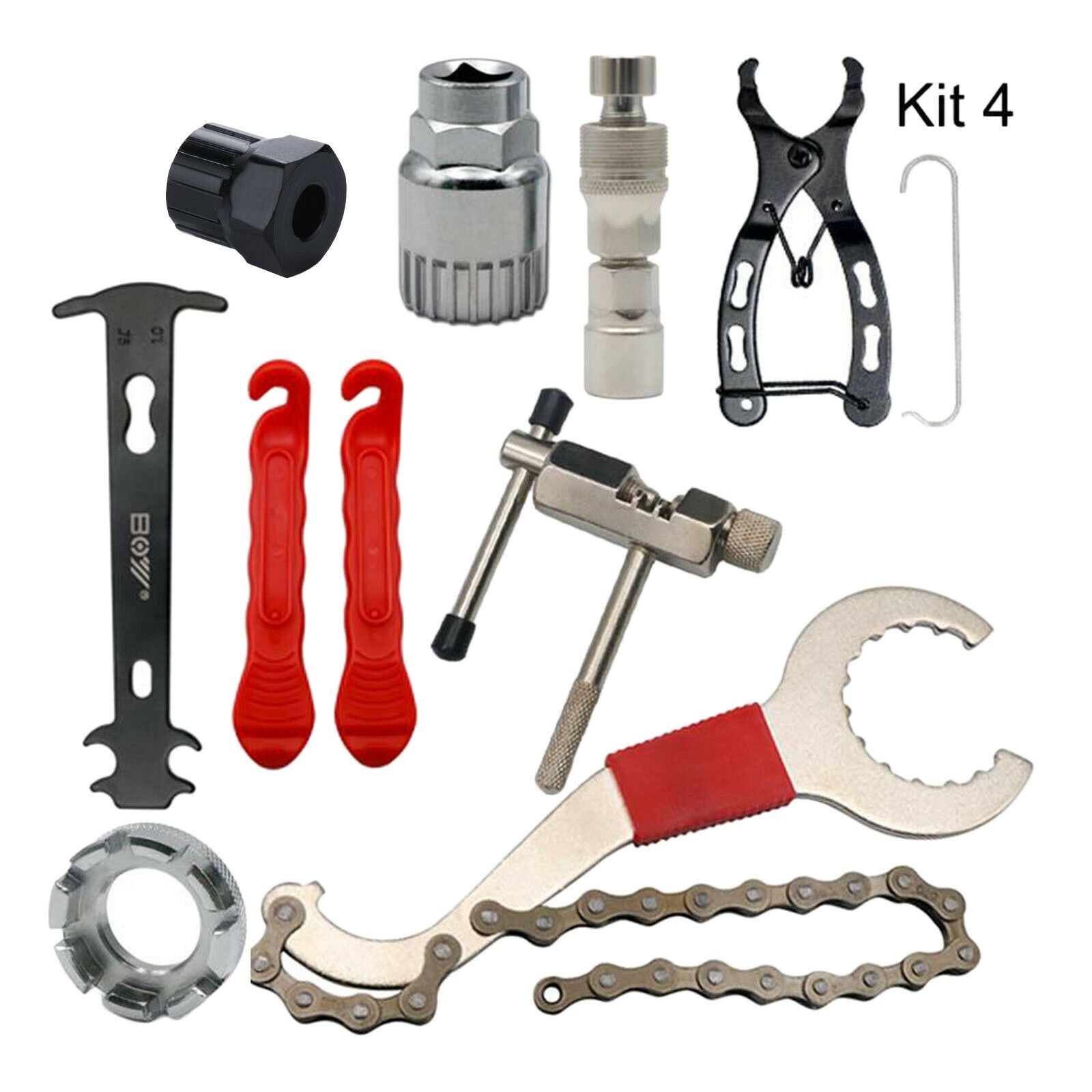 9x Bicycle Repair Tool Bike Crank Puller Chain Cutter Cycling Repair Parts