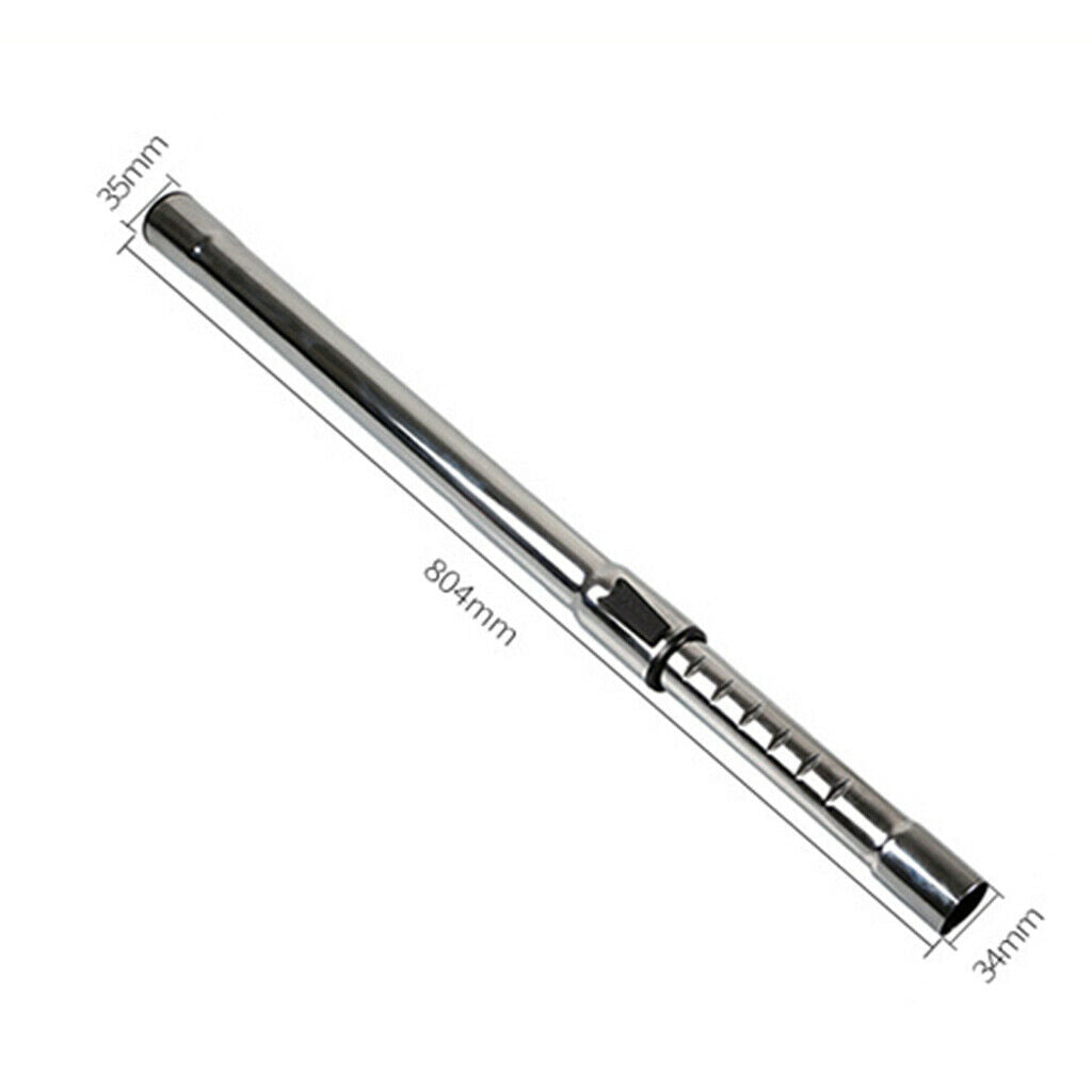Universal telescopic extension tube made of stainless steel for 35mm vacuum