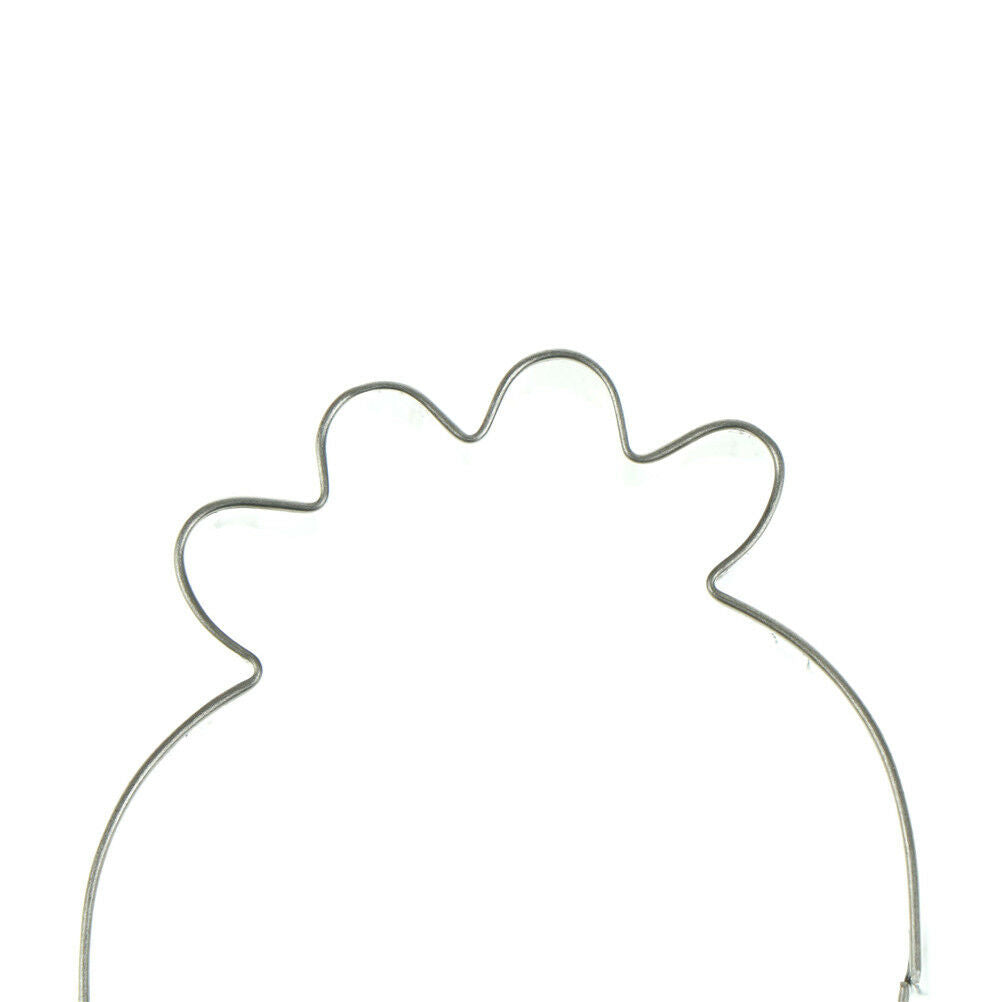 strawberry shaped stainless steel cutter biscuit cookie mold baking decor  Rf