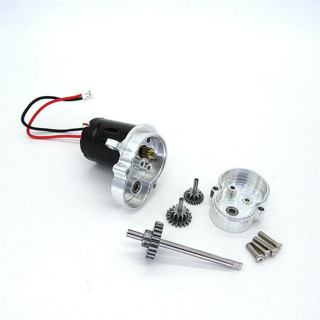 RC Gear Case Gear with 370 Brush Motor 1:10 for WPL D12 Vehicles Replacement