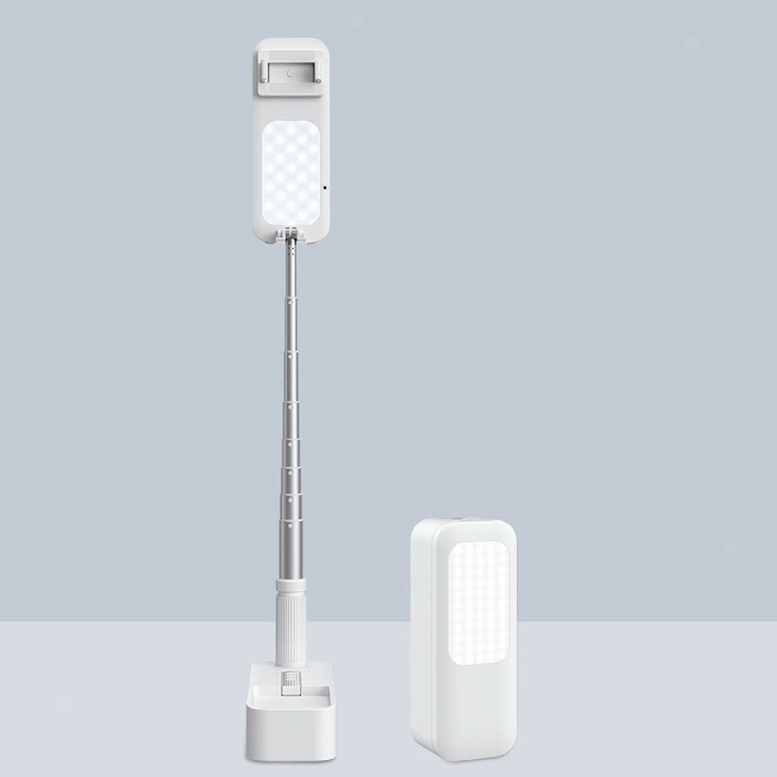 Portable Camera Fill Light Phone Holder Stand Conference Lighting Equipment