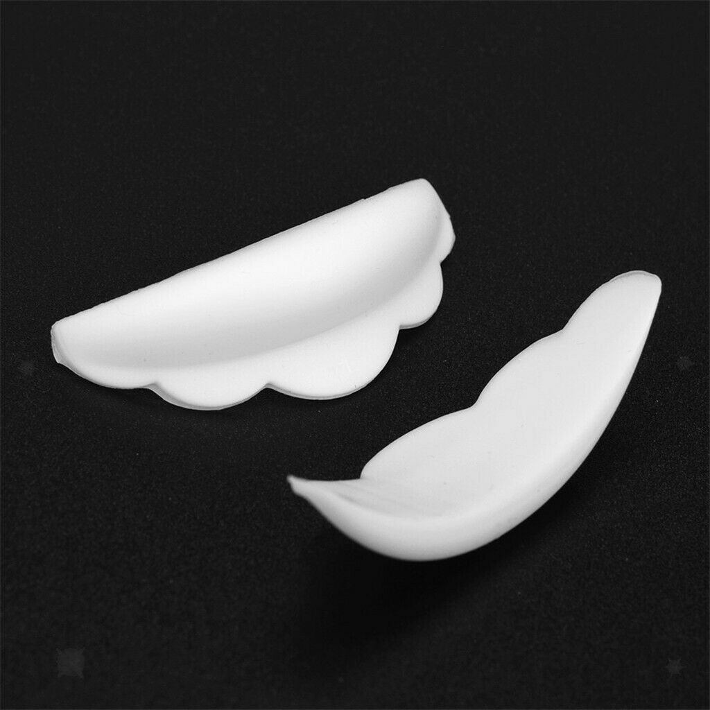 3 Pairs 3 Sizes Non-toxic Silicone Eyelashes Perming Curler Shield Pads Set