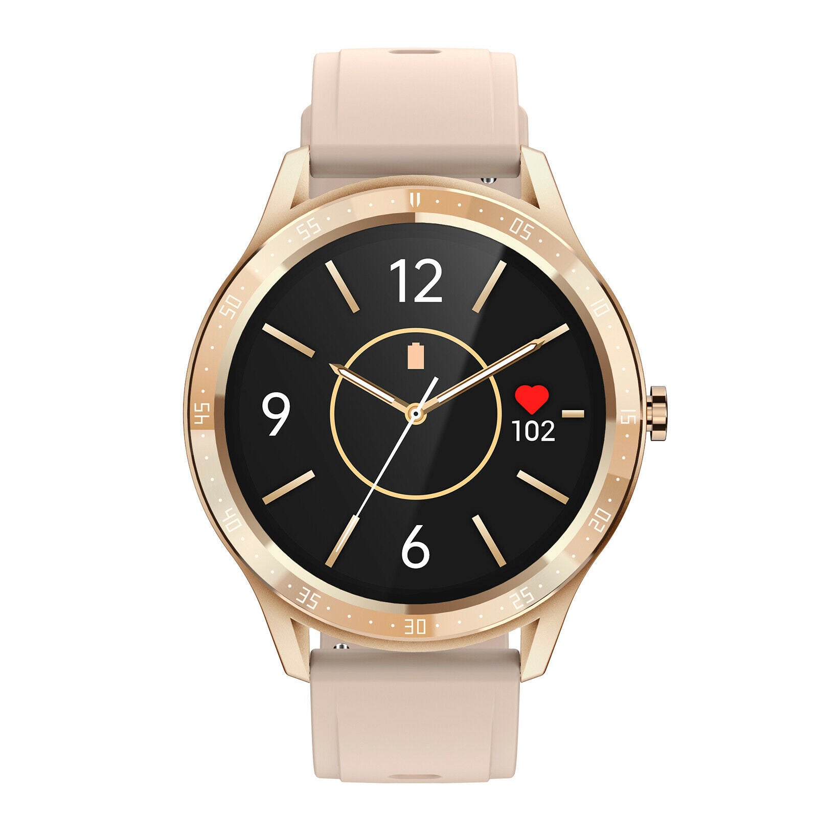 Sports Smart Watch 1.28'' IP67 Waterproof Bluetooth Call Pedometer Golden