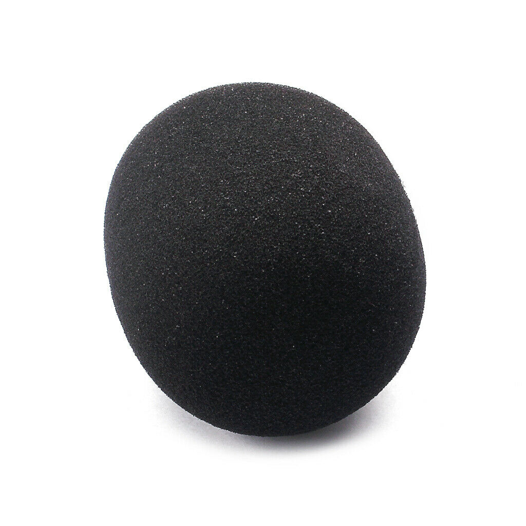 10 Pack Black Handheld Stage Microphone Windscreen Foam Mic Cover Karaoke