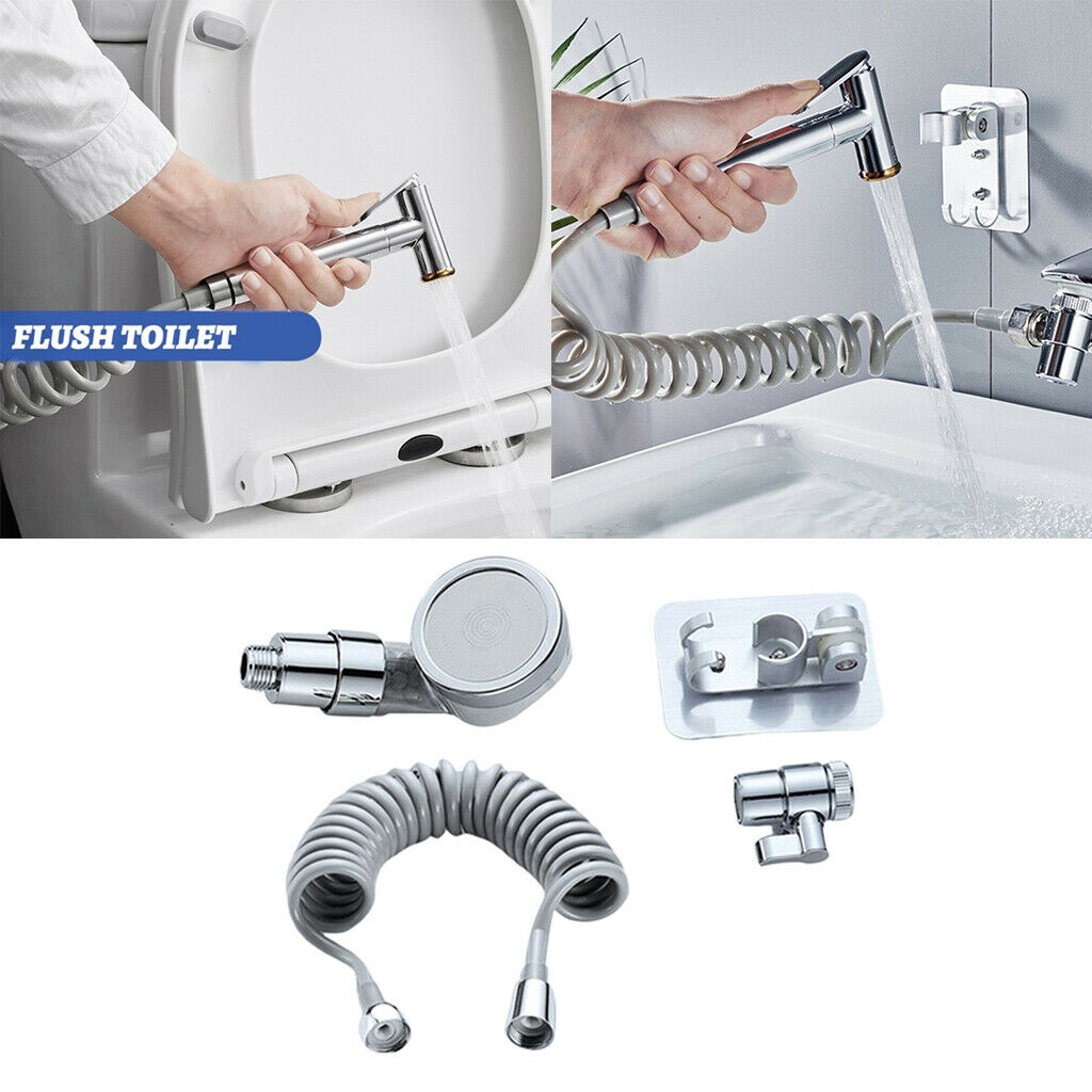 Flexible External Shower Set Bathroom Face Basin Zinc Alloy for Pet Cleaning