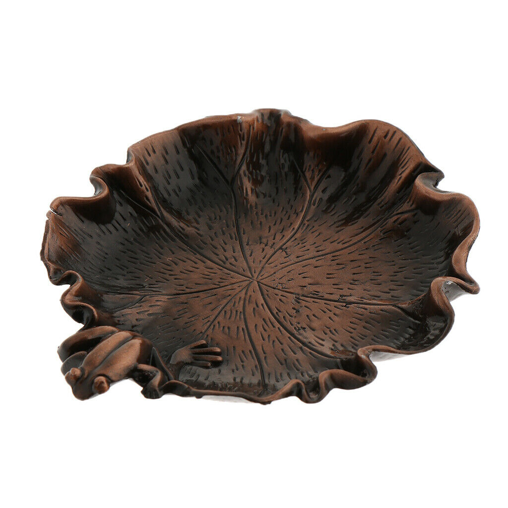 4xLotus Leaf Alloy Teacup Coaster Coffee Cup Mat for Kung Fu Tea Fittings