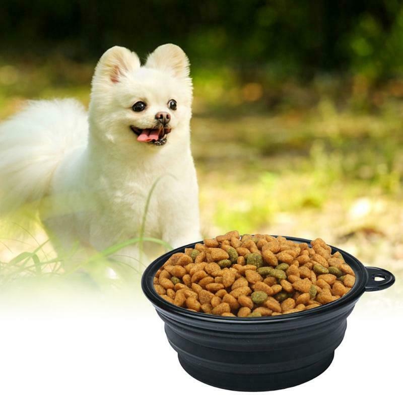 Collapsible Dog Bowls Food Grade Silicone High Quality Leak-Proof Expandable