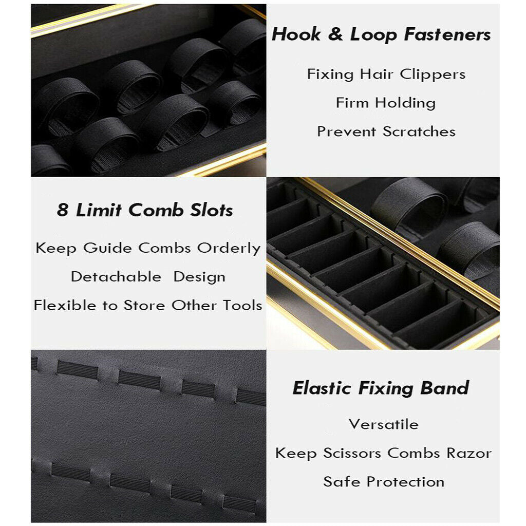 Professional Barber Carry Case, Salon Stylist Tool Box Organizer Traveling Case