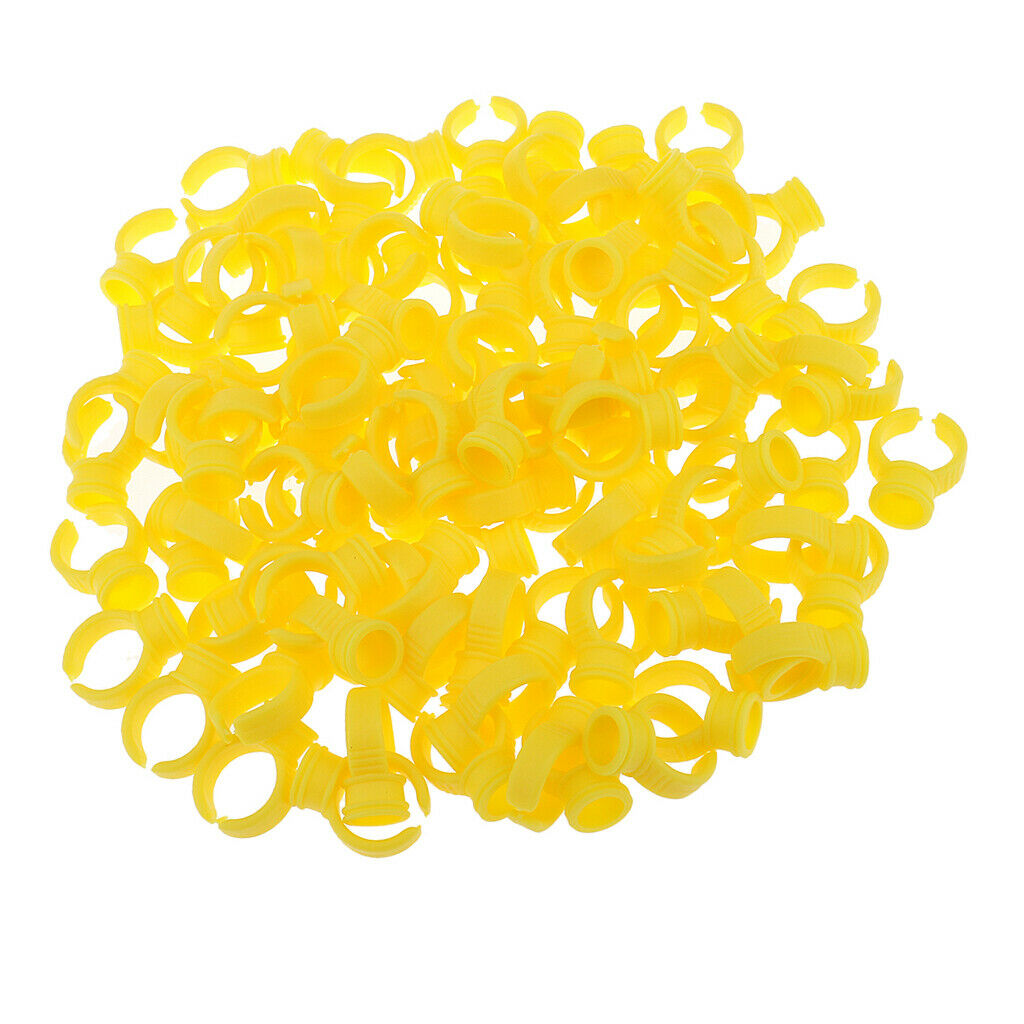 Eyelash Extension Eyelash Glue Ring Disposable Glue Ring Tattoo Pigments Holder