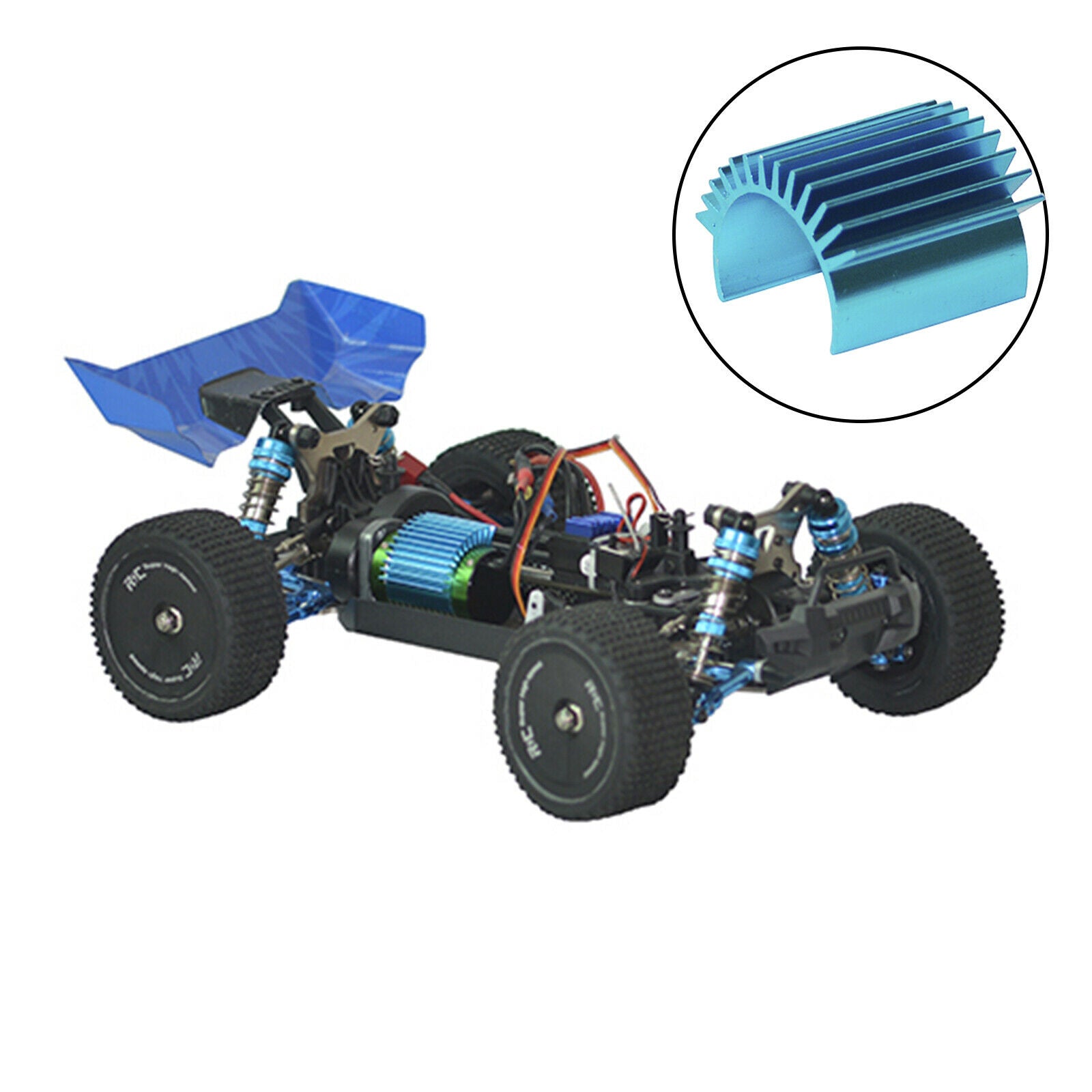 Aluminum Motor Heat Sink for XLH Q901 Q902 Q903 X-03A X-05A F17 RC Car