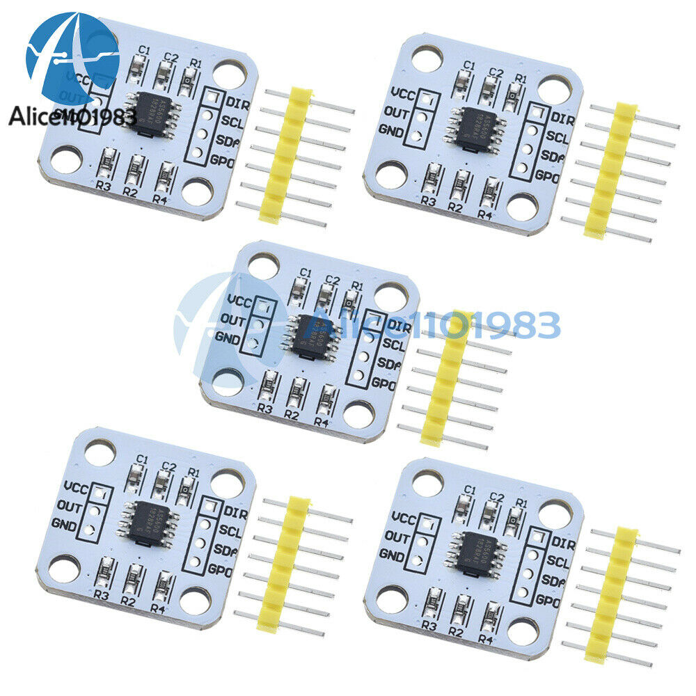 5PCS AS5600 Magnetic Encoder Magnetic Induction Angle Measurement Sensor Module