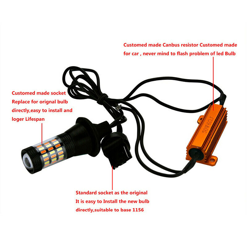 Dual-Color LED For Turn Signal Light /DRL For Ford F150 F250 F350 Switchback Kit
