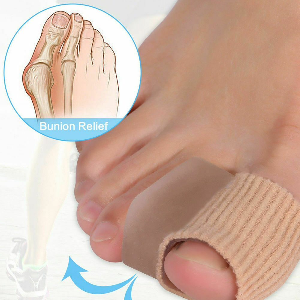 Hot Silicone Soft Gel Tube Toe Separators Spacers Bunion Corrector Pain Relief