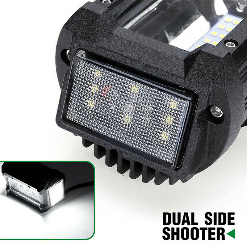 4Inch 108W LED Work Light Side Luminous Light Bar Car Offroad Driving Light W Ad