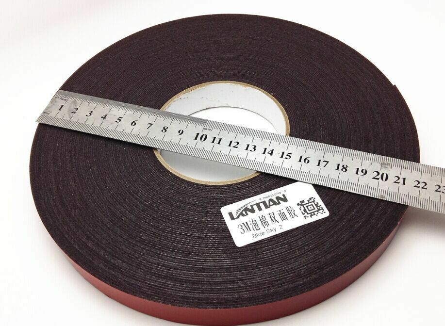 5pcs Auto Truck Car Acrylic Foam Double Sided Attachment Tape Adhesive 10mm
