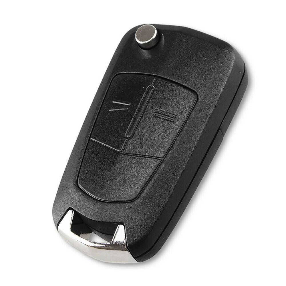 Auto Car Foldable Key Housing 2 Buttons Accessory Key Shell for Vauxhall/Opel