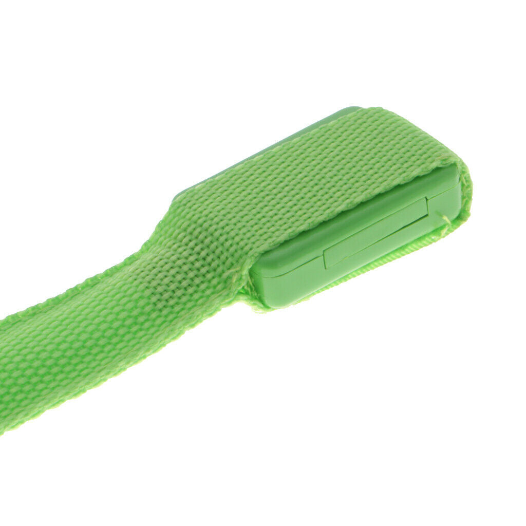 High Visibility LED Flashing Outdoor Sports Elastic Wristband  Green