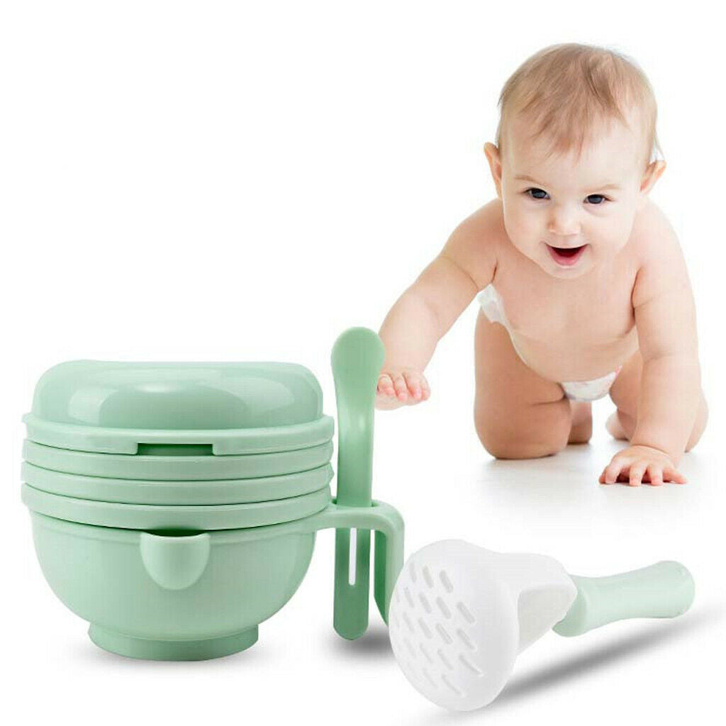 Baby Grinding Food Supplement Feeding Grind Food Dishes Hygiene Kit
