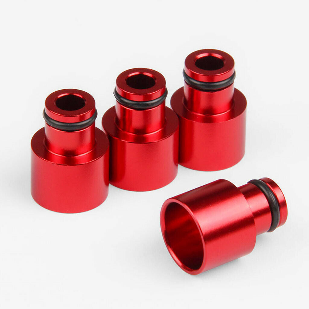 8x Fuel Injector Adapters for   RDX Injectors B16 B18 D16Z D16Y Blue Red