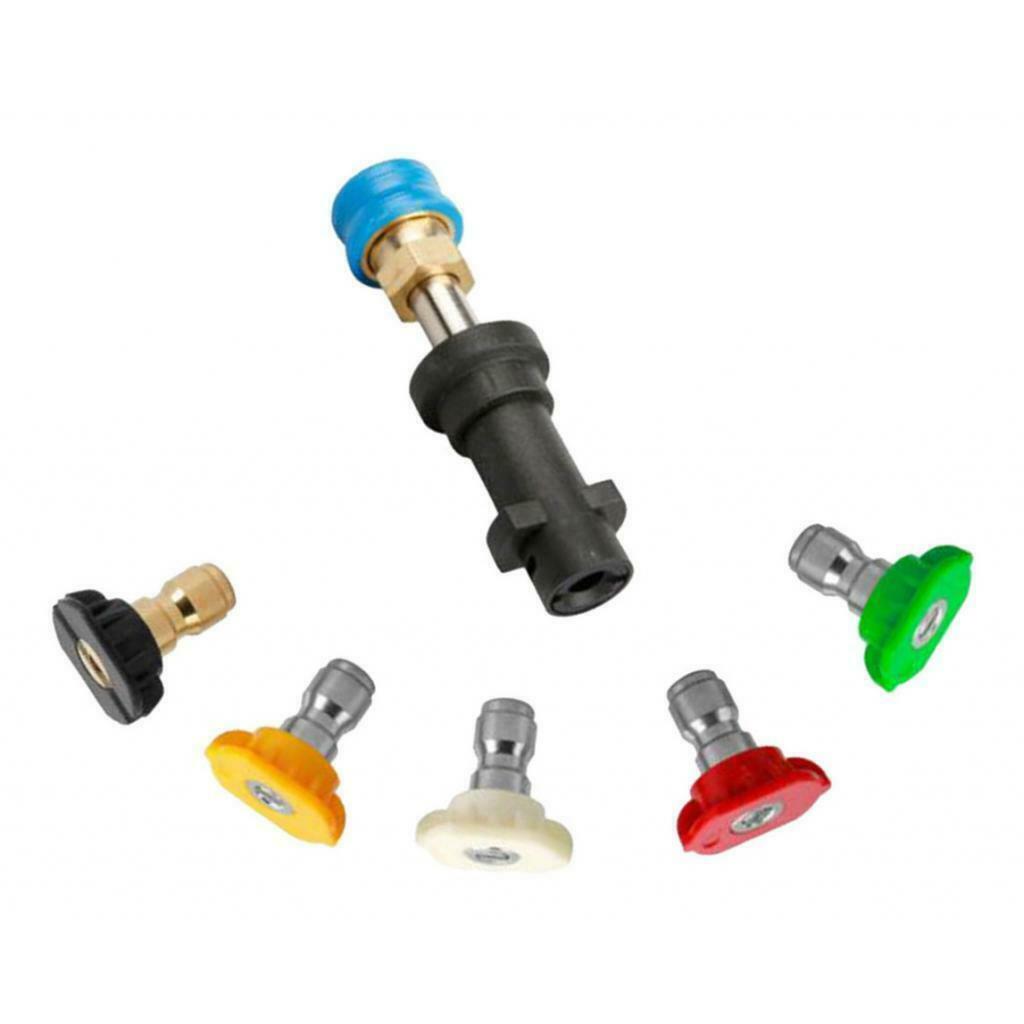 Pressure Washer Gun Adapter & Spray Nozzle 1/4'' Connect for Karcher K2-K7