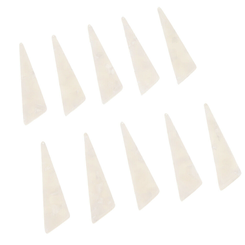 10Pcs Acrylic Pendant Charm for DIY Earring Jewelry Making Triangle