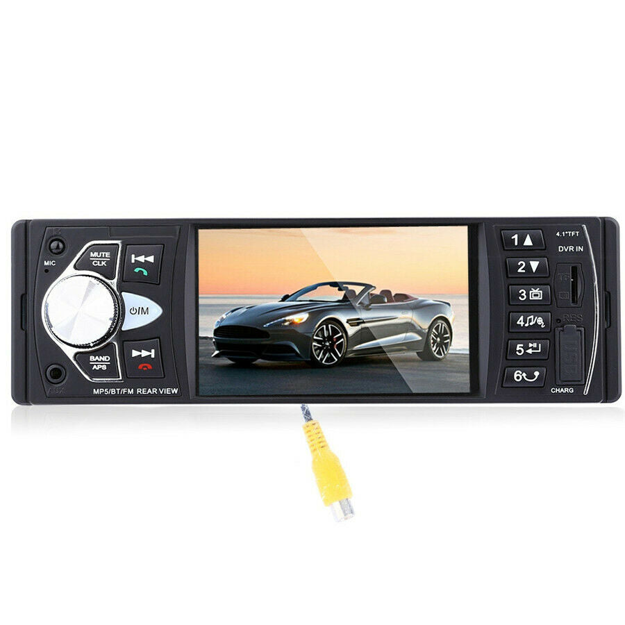 4.1" HD Digital Car Stereo Radio MP3 MP5 Audio Player FM Bluetooth USB/TF AUX