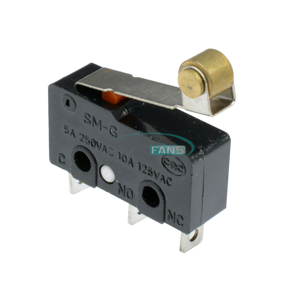 5PCS Tact Switch KW11-3Z Microswitch Round Handle 3PIN  5A 250V