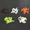 50x Durable Fishing Lures 2cm Freshwater Larva Maggots Trout Bass Grub Baits