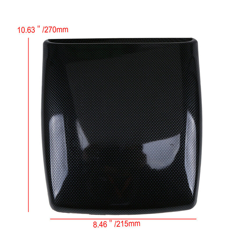 Carbon Fiber Air Flow Intake Scoop Turbo Bonnet Vent Cover Hood For All Car