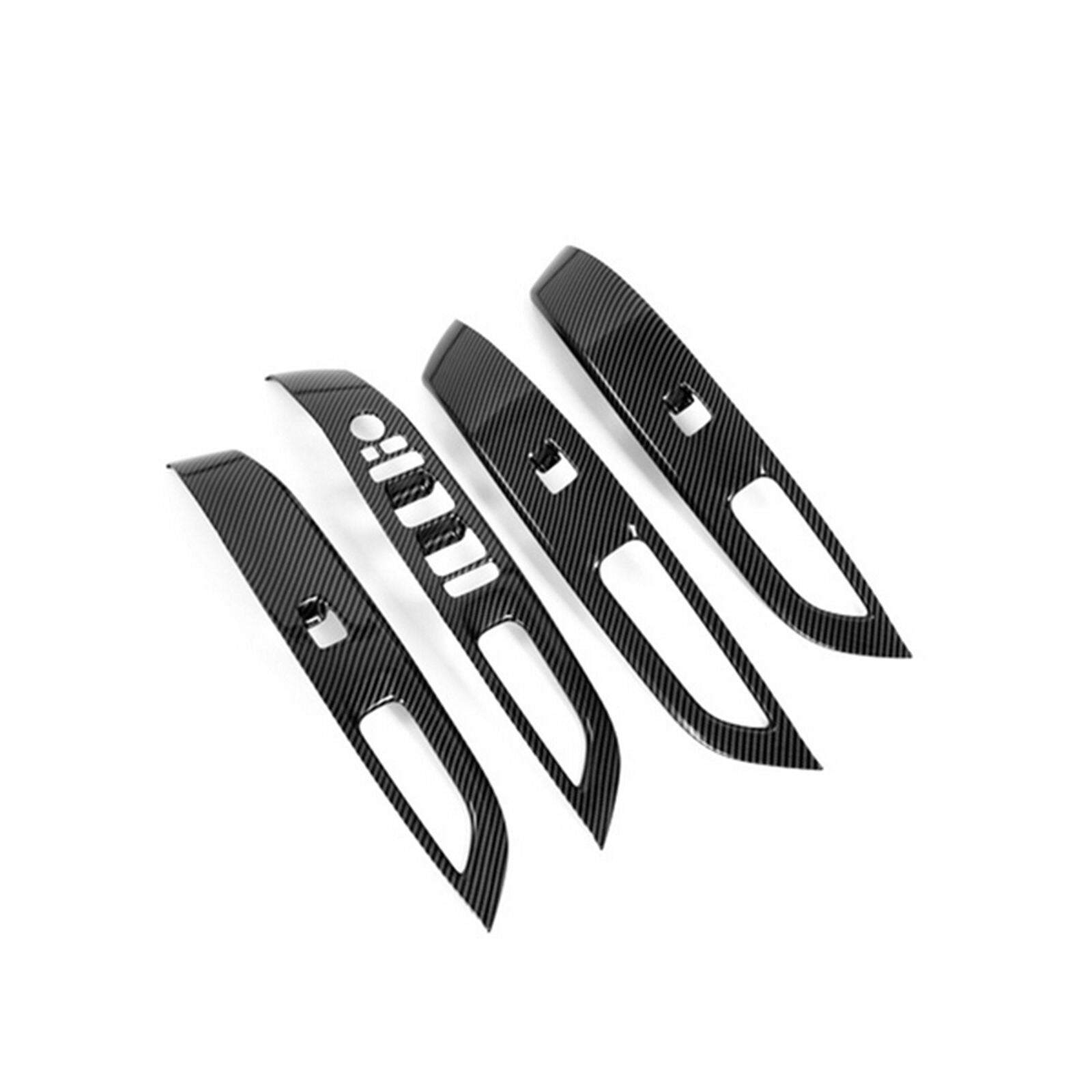 For 2022 Hyundai Tucson NX4 Carbon Fiber Window Armrest Lift Switch Cover Trim
