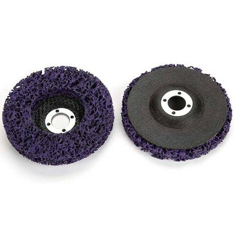 4 Pack 4-1/2 inch(115mm) x 7/8 inch Stripping and Clean Disc for Angle GrinderV1