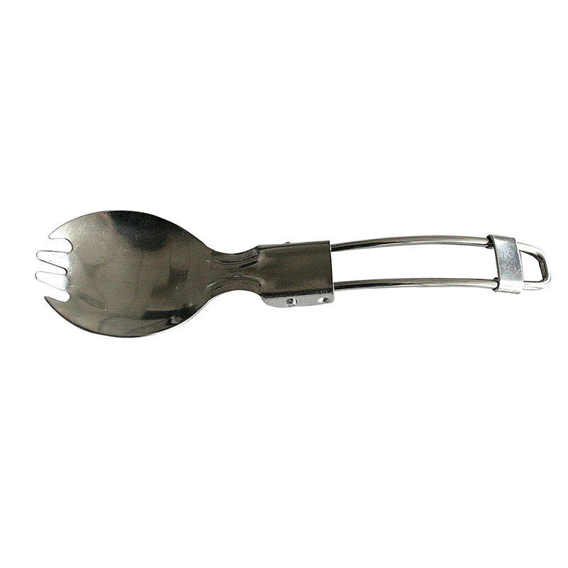 Outdoor Camping Portable Foldable Stainless Steel Spork Dinner Tablewar.l8